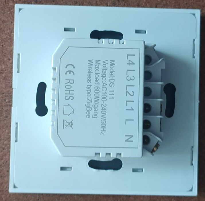 Умный выключатель Smart ZigBee Touch Switch DS-111