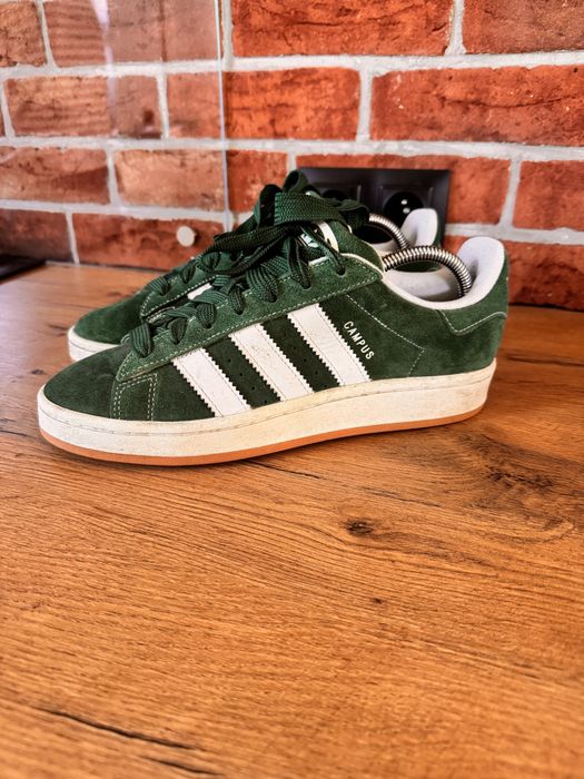 Zamszowe adidas Campus 00s Dark Green