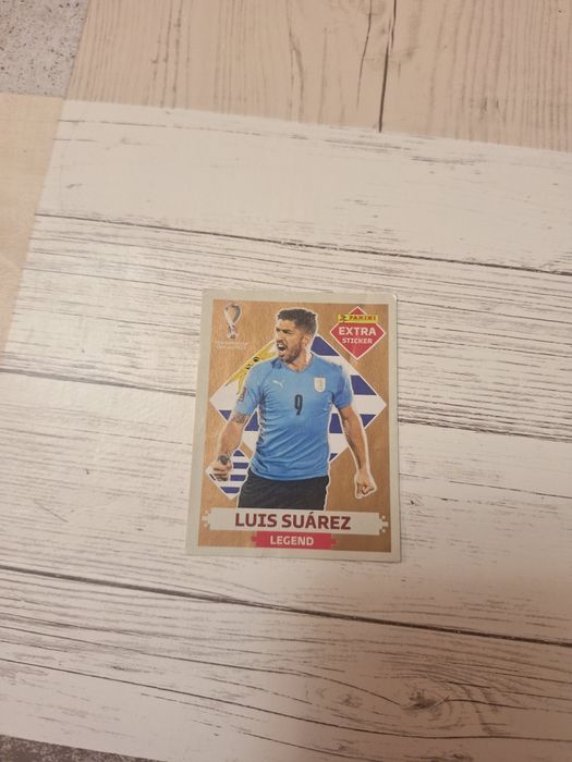 Luis Suárez extra sticker qatar 2022 panini