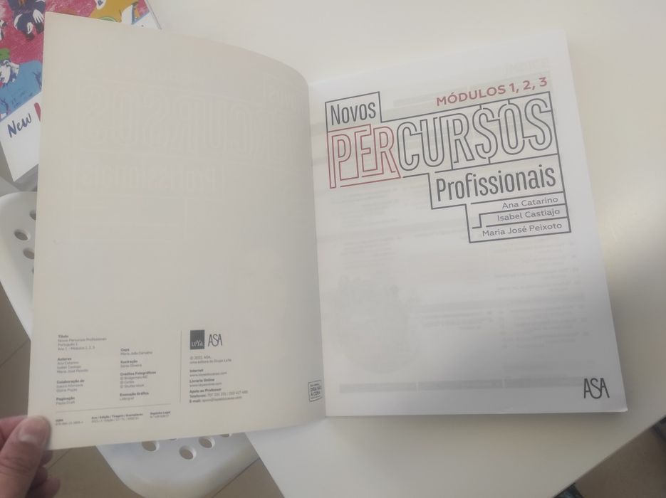 Livro Português 1 - Módulos 1,2,3 (Como Novo)