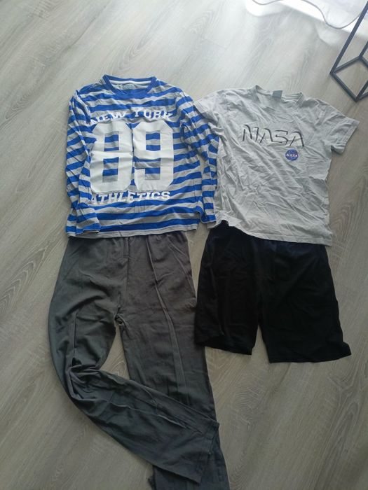 2 piżamy 152 kr rekaw i dlugi