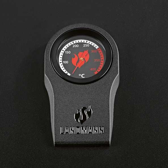 GRILL GAZOWY Landmann Black 4+1 Szuflady DUŻY ŻELIWNY RUSZT+LED 800C