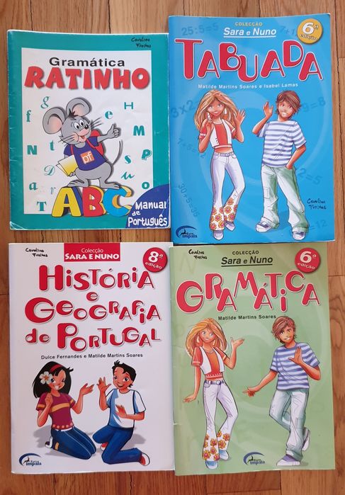 Livros de apoio 1°ciclo