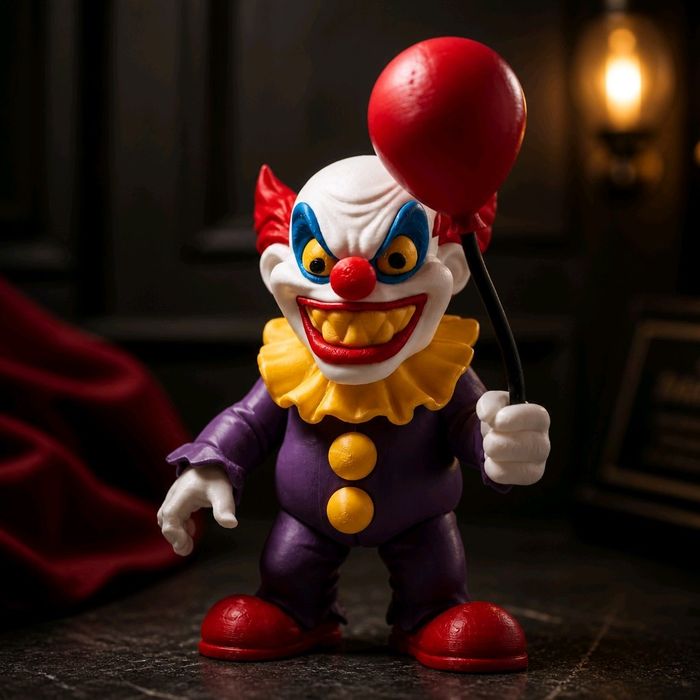 Figurka Mroczny Klaun - Idealna Ozdoba na Halloween!