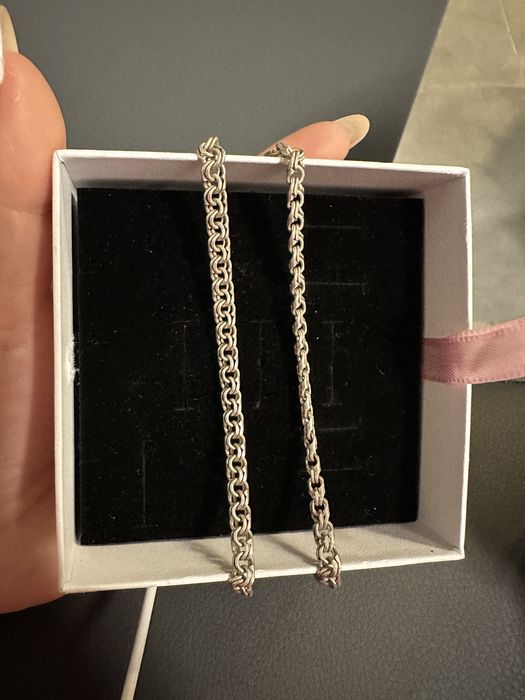 Naszyjnik męski srebrny