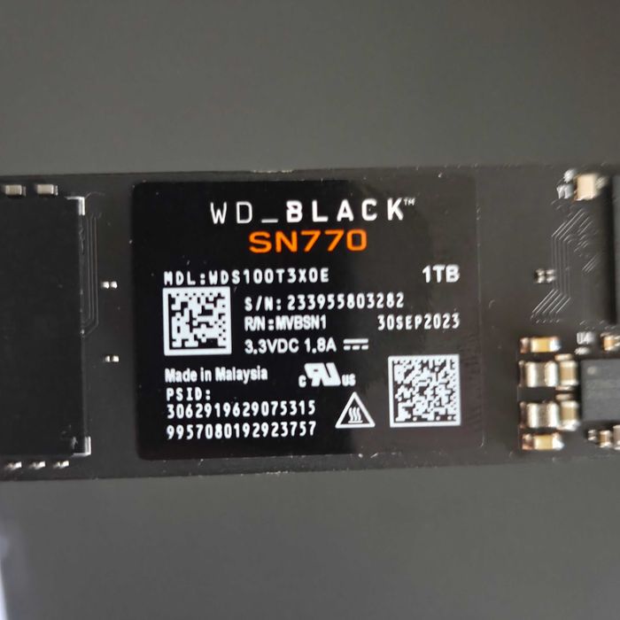 SSD M.2 WD Black SN770 1TB