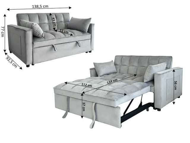 barato sofa cama confortável novo envio