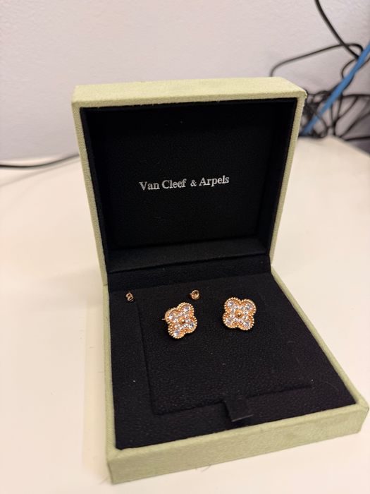 Pack pulseira/brinco/colar van cleef