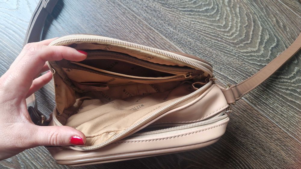 Torebka listonoszka wittchen beżowa