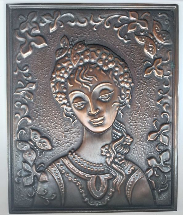 "Лісова фея" Картина Сувенір з металізованого мат-лу Розмір 26,5х33 см