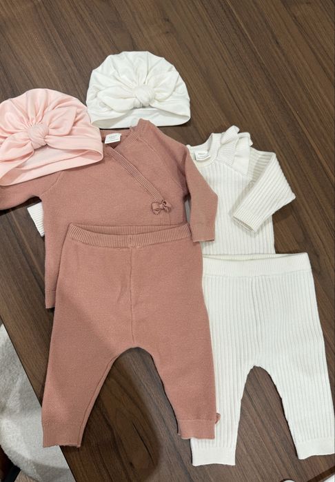 Вʼязаний костюм Next дитячий костюм для новонароджених
