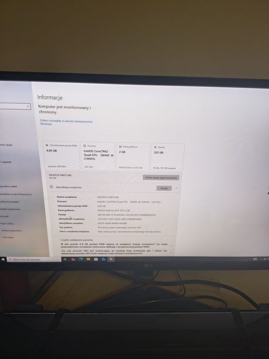 Tani Komputer Core 2 Quad Q9400, 4GB RAM, GTX 750 2GB, SSD, Windows