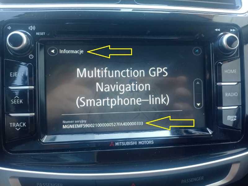 Mapa Mitsubishi ASX Outlander TomTom micro SD USB Europa 2026 Olsztyn