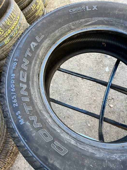 Шины БУ 265 60 R 18 Continental crosscontact LX Всесезон Комплект