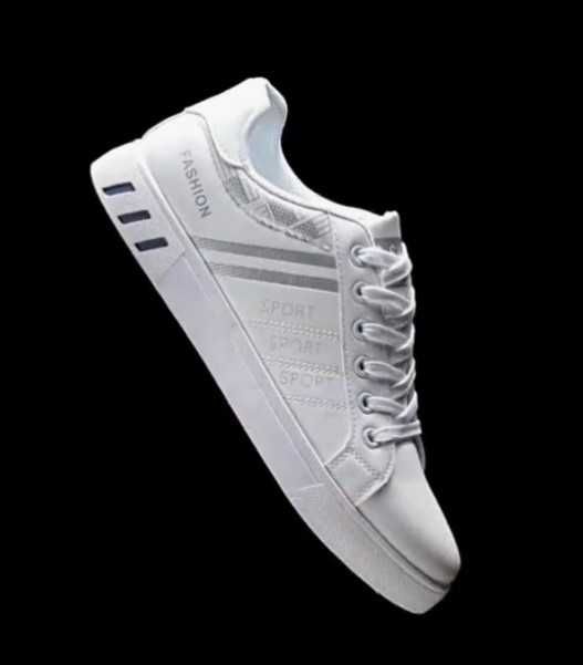 Sneakersy Niskoprofilowe – Całe Białe