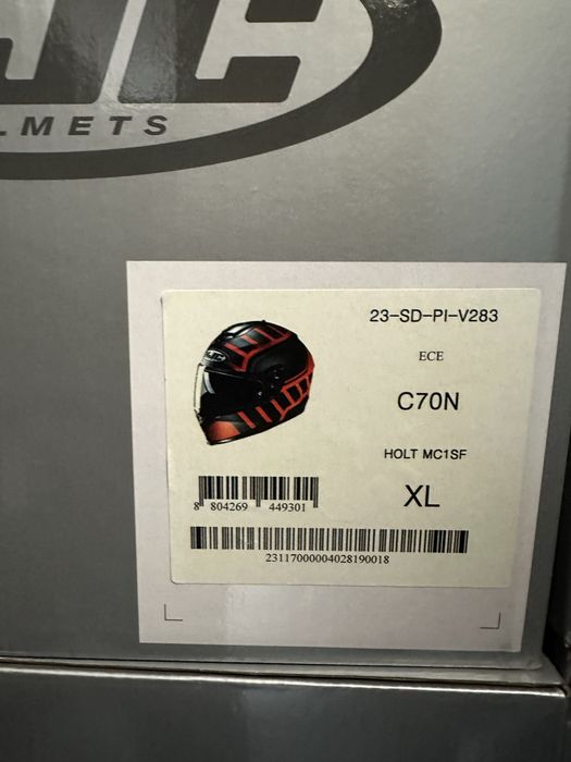 Kask motocyklowy HJC C70N HOLT rozmiar XL Poliweglan,NOWY MODEL,Promo!