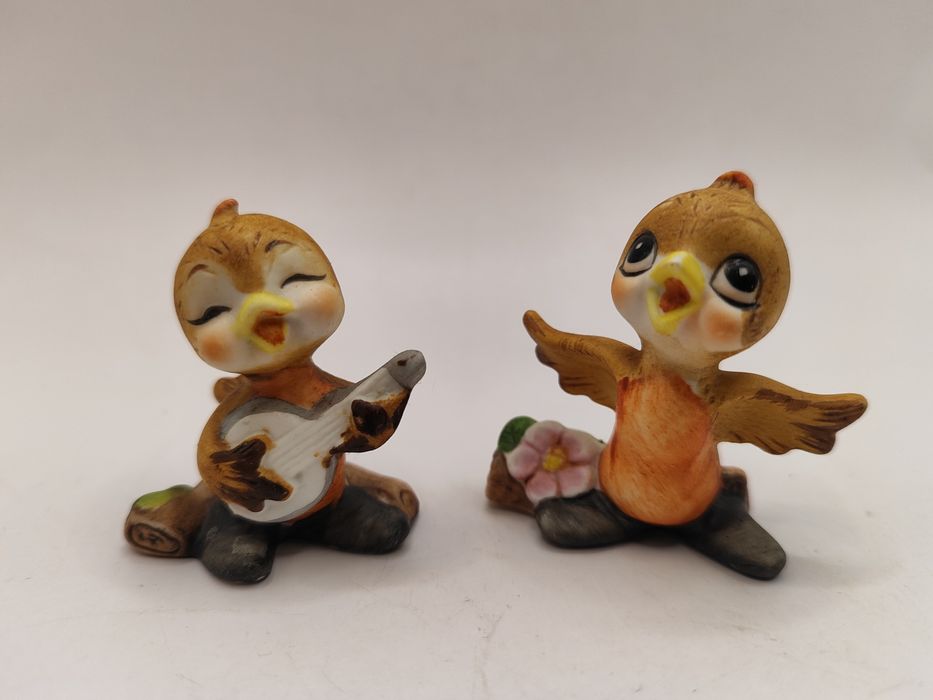 Ptaki z bajki kolekcjonerska figurka Josef Bird Robin rudzik śpiew