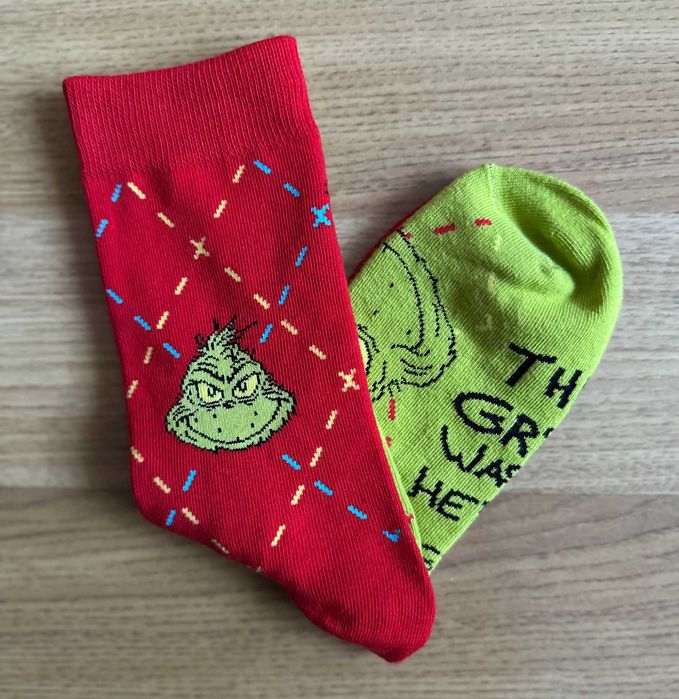 Фирменные носки McDonalds - Grinch, размер 36-39