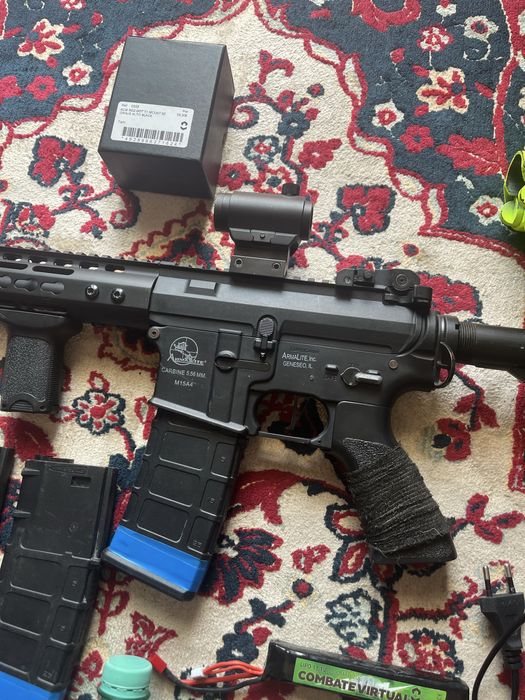 Replica ASG Airsoft Armalite / Acessorios