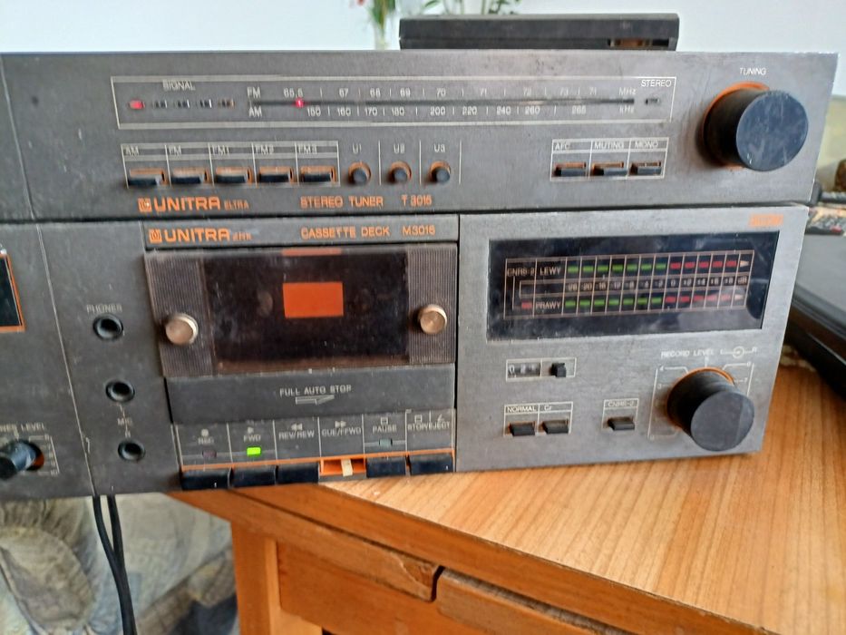 Zestaw UNITRA tuner T3015, deck M3016