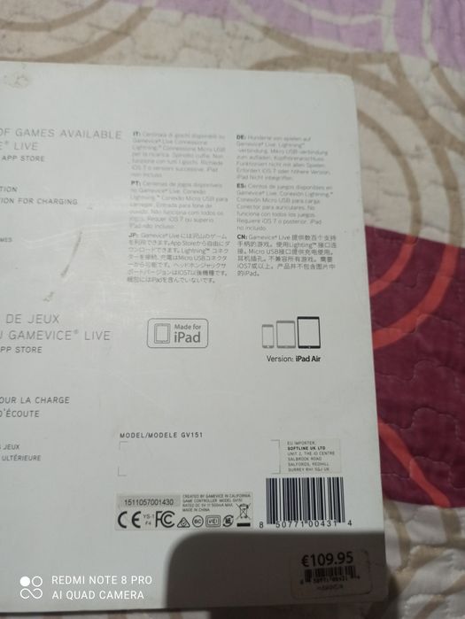 Gamevice compatível com iOS