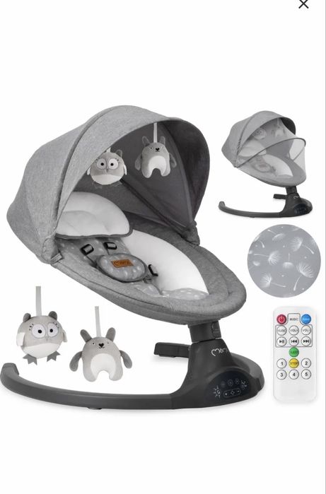 Заколисуючий центр гойдалка MoMi Kenani Dark grey
