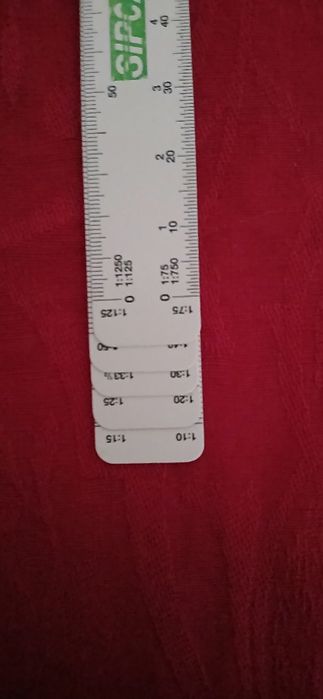 Escalímetro com publicidade