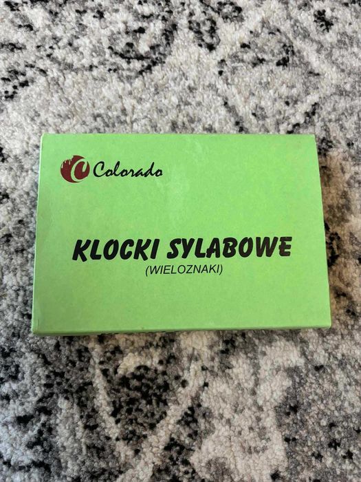 klocki z sylabami 3 zestawy Colorado