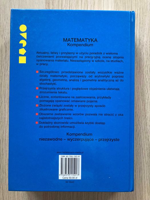 Kompendium Matematyka Wzory reguły. Przykłady