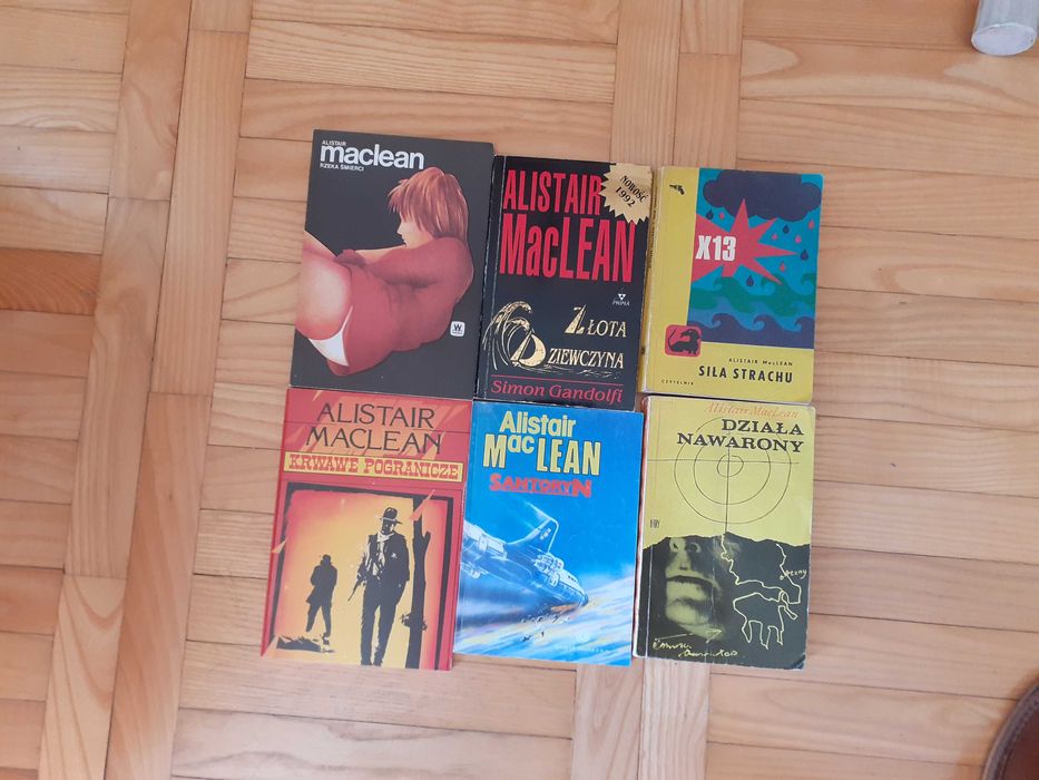 Alistair  MacLean mistrz sensacji ; 37 tytułów , każdy można kupić oddzielnie.