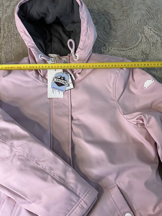 Kurtka zimowa narty różowa