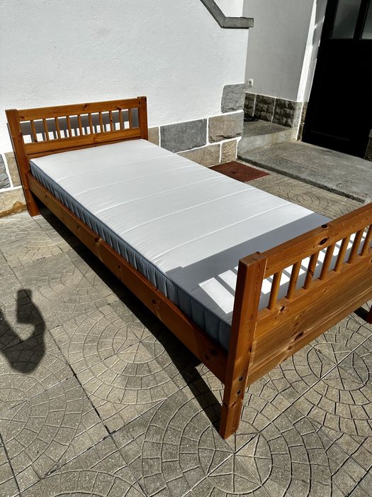 Cama estrada + colchao NOVO 200x90cm