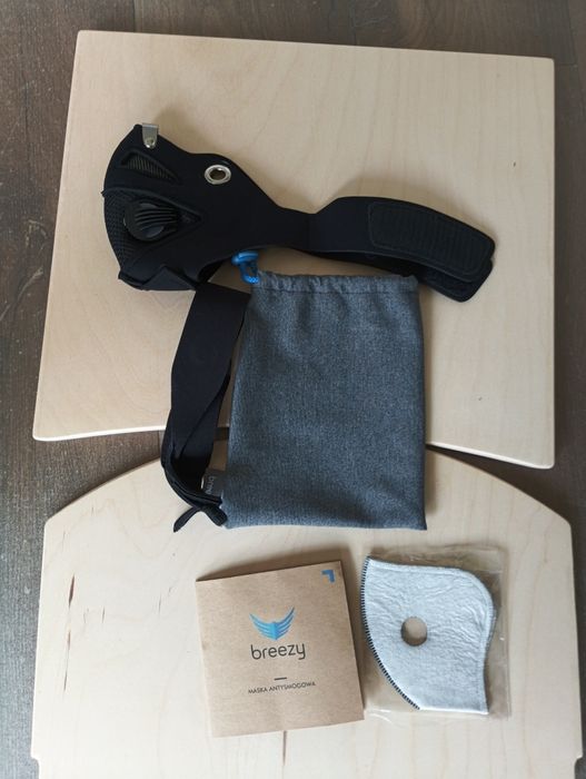 Maska antysmogowa Breezy "Halny" +filtr