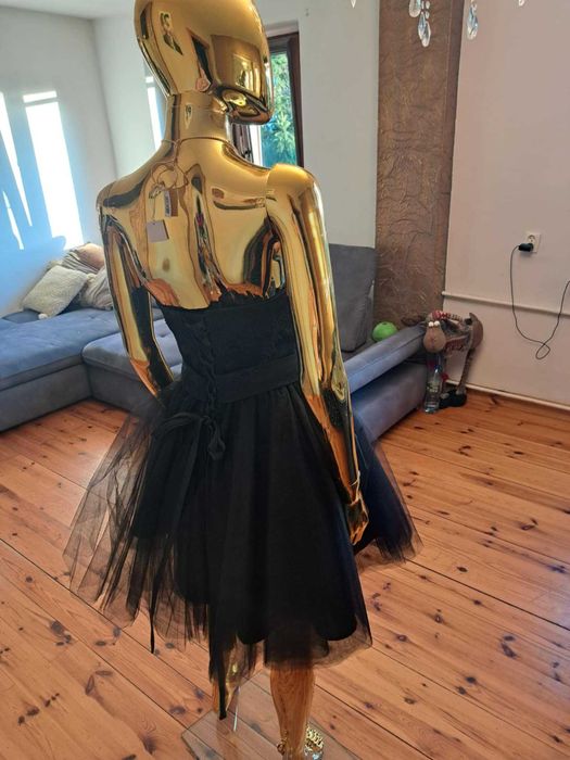 Wyprzedaż!Sukienka pin-up czarna R38. Polski producent!