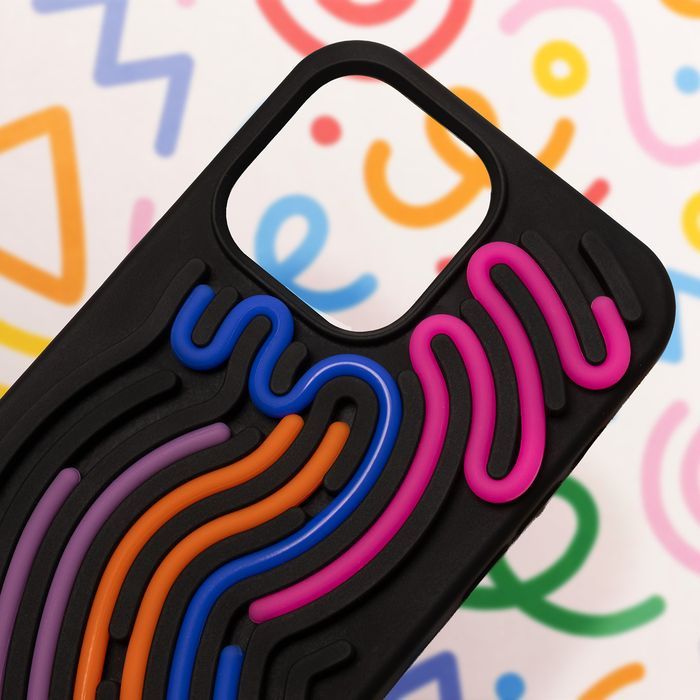Nakładka DIY Snake do iPhone 13 6,1" czarna