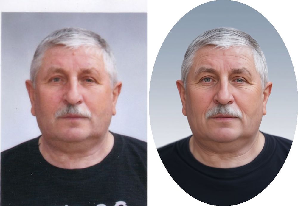 Ретуш фото на памятник.Фотоскло та кераміку.400грн.