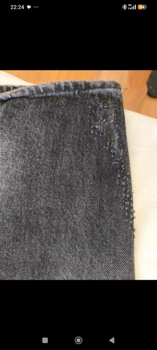Pull&Bear super baggy distressed black jeans