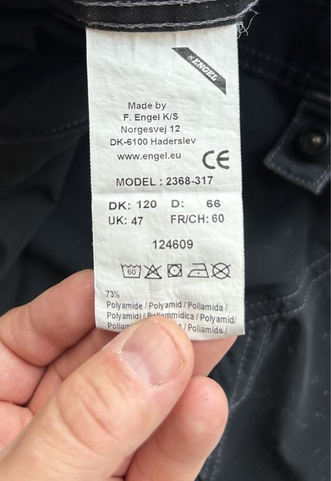Meskie spodnie robocze ENGEL WORKWEAR X treme ze stretchem roz D66