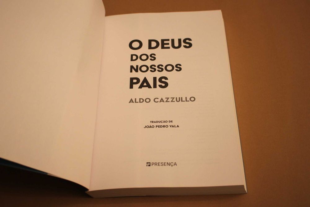 ' O Deus dos Nossos Pais O grande romance da Bíblia de Aldo Cazzullo
