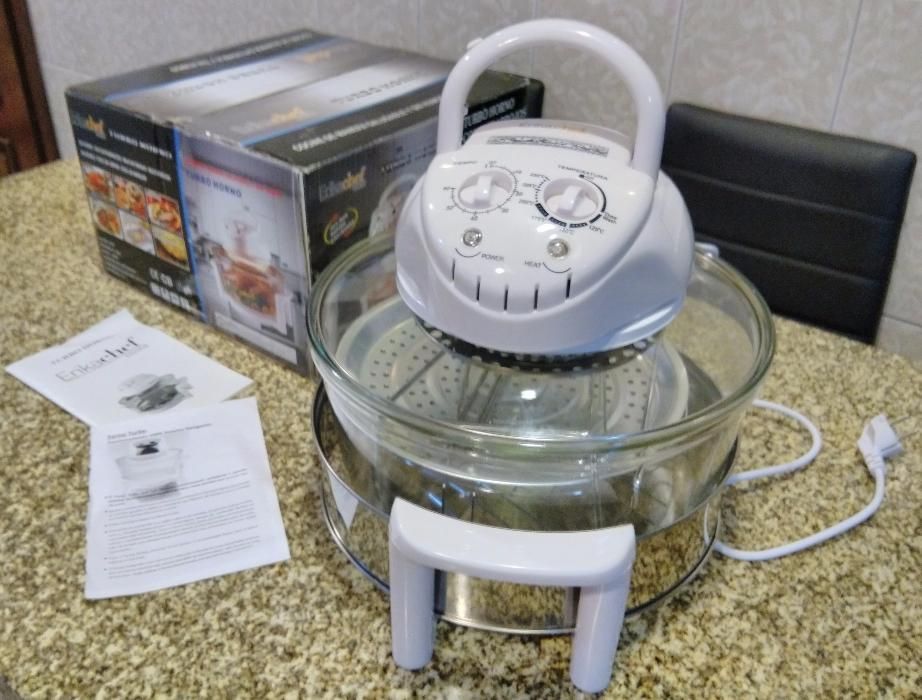 Forno Turbo, Sistema 100% Halogéneo, 100% Saudável