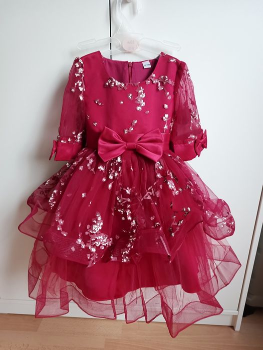 Sukienka świąteczna dla dziewczynki r 80-86