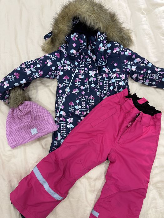 Reima muhvi, зимова куртка та зимовий комбінезон 110-116 , 122