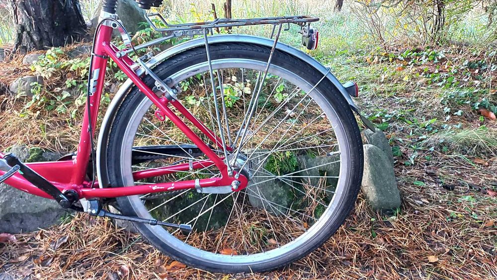 Alu Rower Miejski Damski Prince Damka Łabędź Niska Rama Sram S7 Led 28