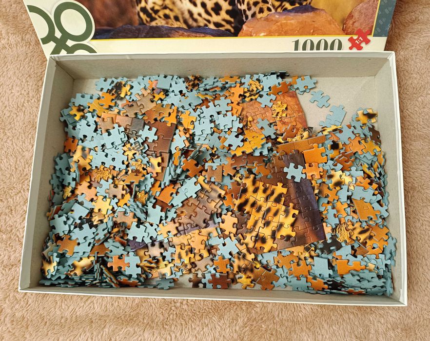Trefl Puzzle пазли головоломка 1000 елементів 68х48 см леопард