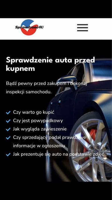 Sprawdzenie auta przed zakupem.Pomoc w zakupie auta.