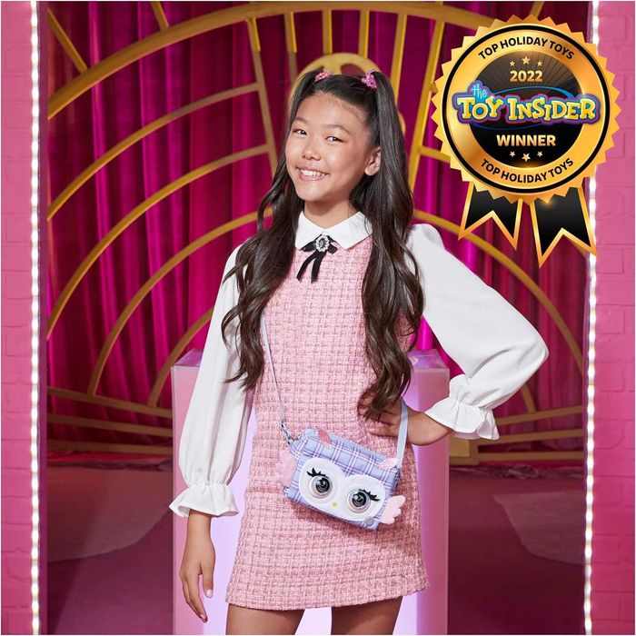 ОРИГИНАЛ! Интерактивная сумочка Сова Purse Pets Owl Spin Master