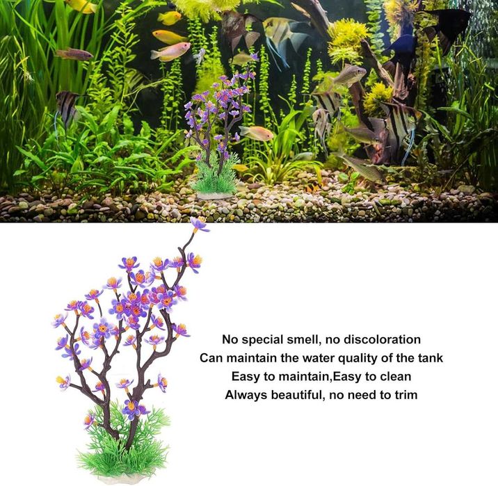 VOCOSTE Аквариумные украшения Искусственные растения 3 вида новые от