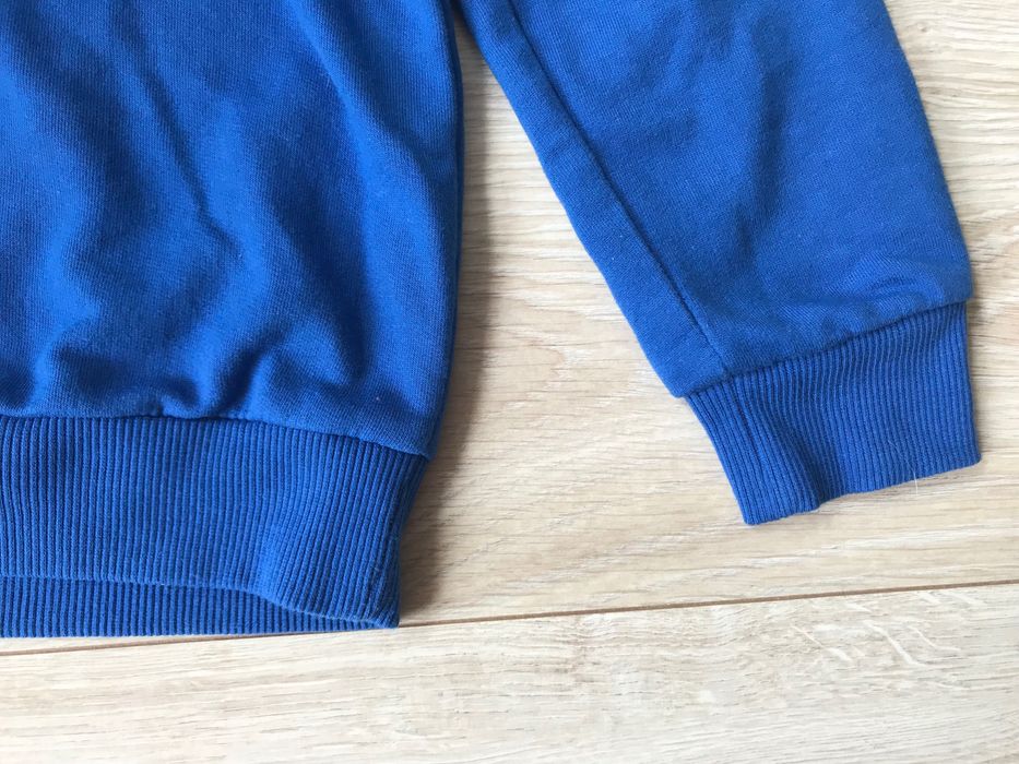 Bluza z kapturem, niebieska bluza z napisem New York; Sinsay; rozm.116