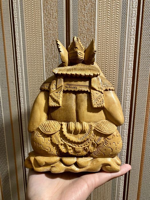 Статэтка бог Ганеш, божество, Ганапати, сандаловое дерево