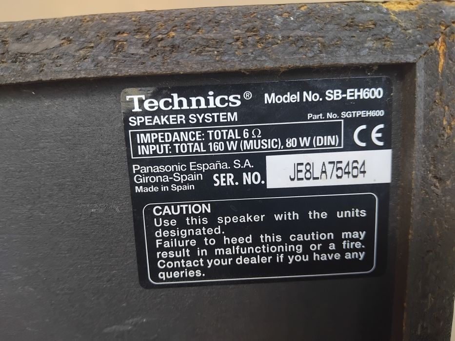 Głośnik technics sb-eh600